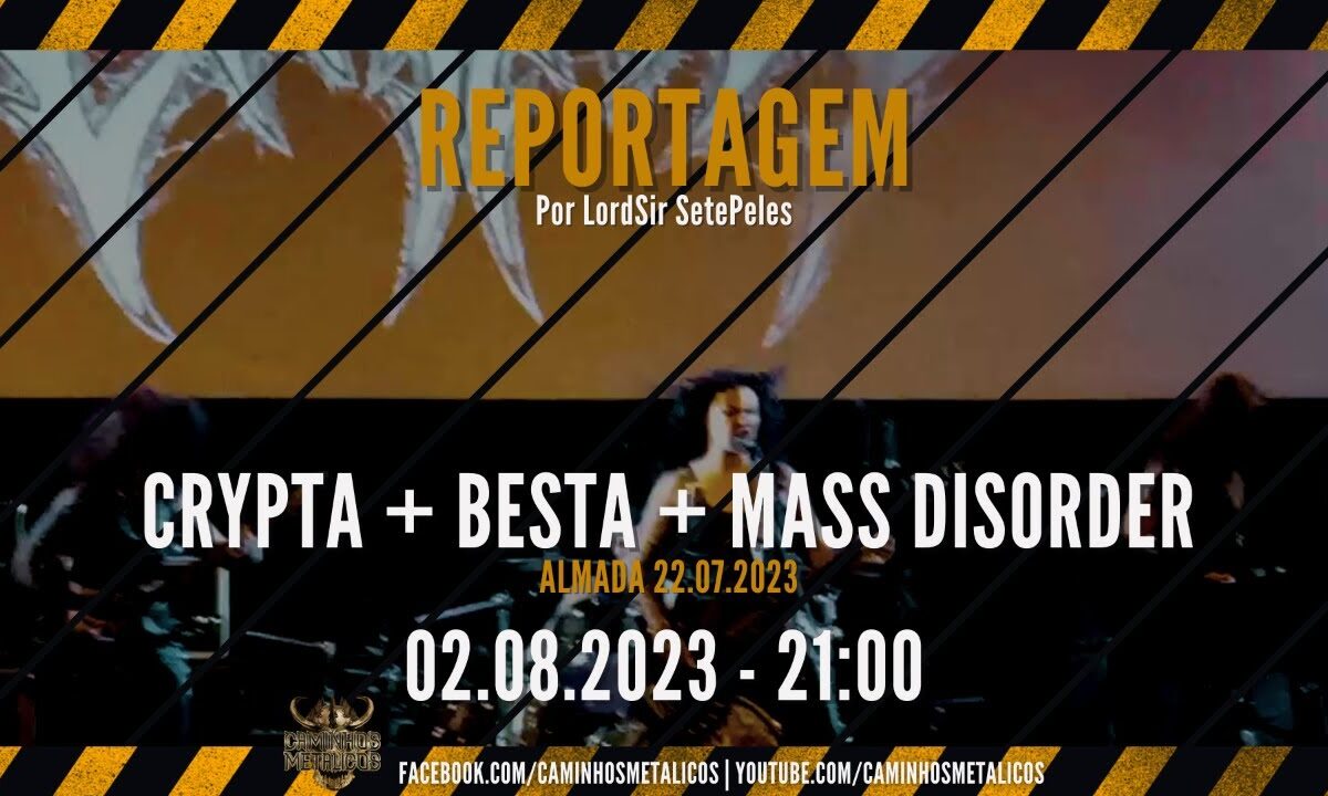 Crypta + Besta + Mass Disorder | 22.07.2023