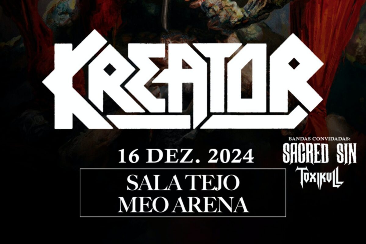 Kreator em Portugal a 16 de dezembro