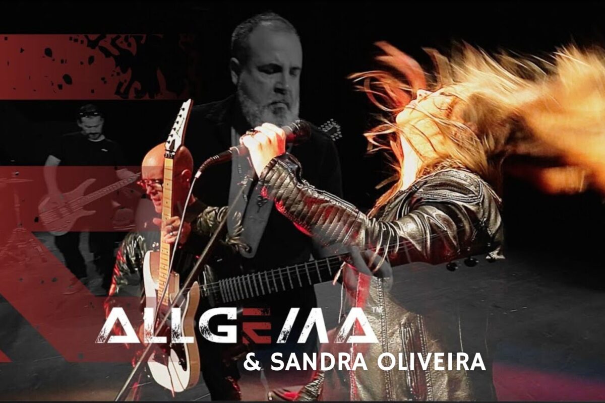 Allgema e Sandra Oliveira em campanha da AMN