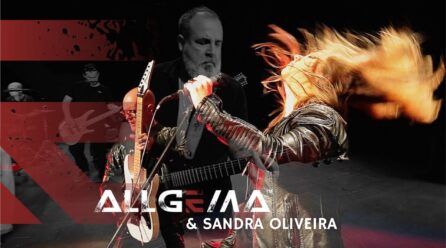 Allgema e Sandra Oliveira em campanha da AMN