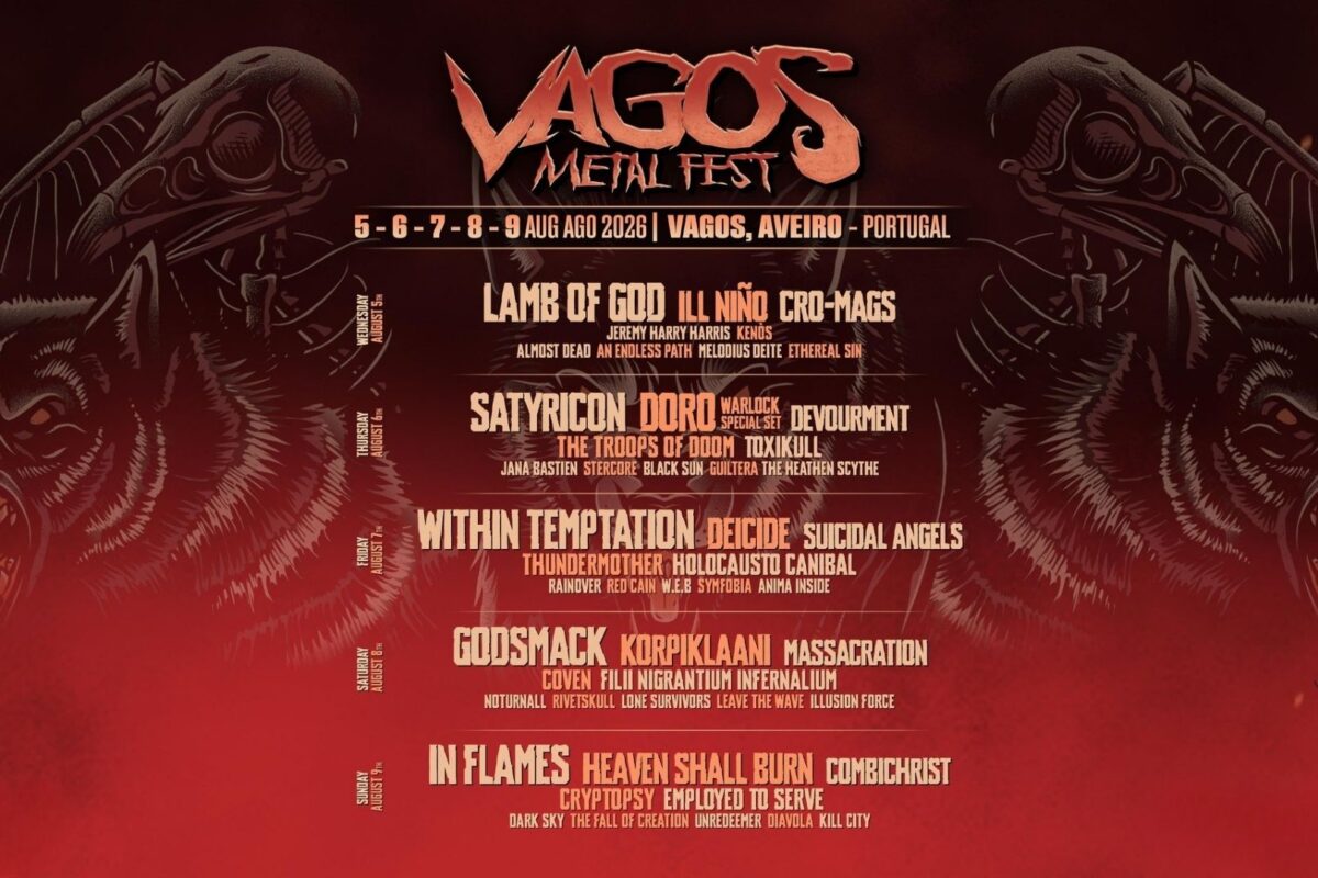 Cartaz final do Vagos Metal Fest