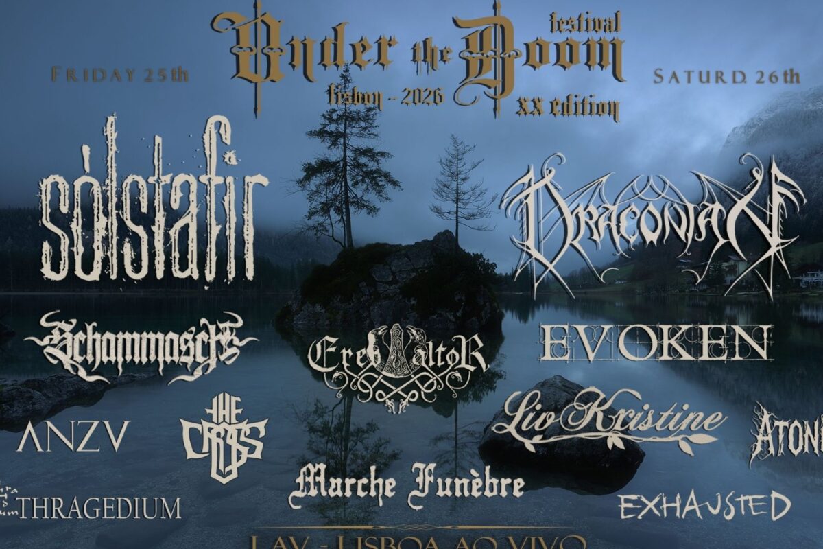 Cartaz final do Under the Doom 2026