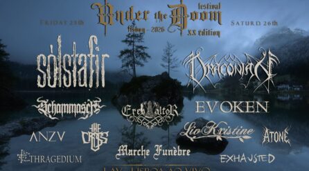Cartaz final do Under the Doom 2026